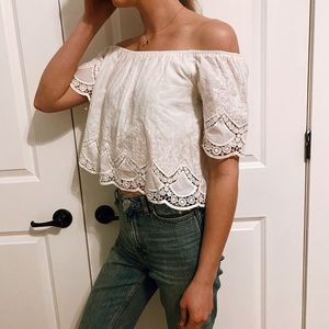 Off-the-shoulder Blouse